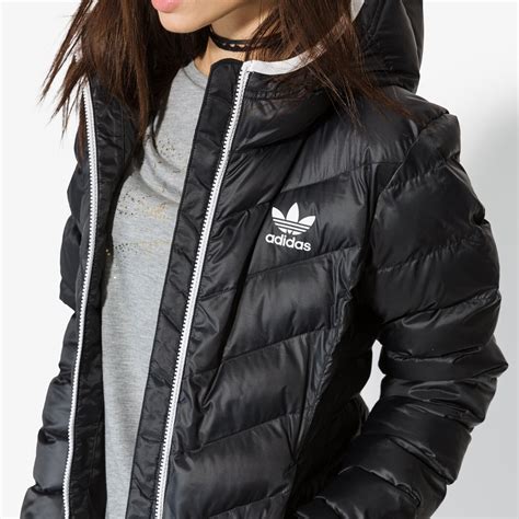 Schwarze adidas Winterjacken für Damen jetzt online kaufen